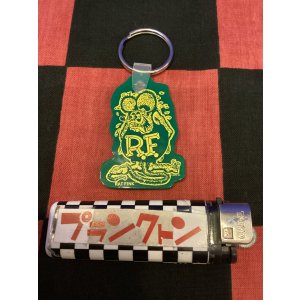 画像: ラットフィンク ラバーキーホルダー (ダイカット/グリーン)