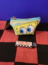 画像: スポンジボブ　三角ミニポーチ（スポンジボブ）