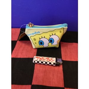 画像: スポンジボブ　三角ミニポーチ（スポンジボブ）