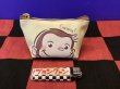 画像1: おさるのジョージ　三角ミニポーチ（ジョージアップ)
