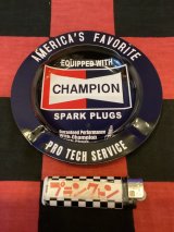 画像: ブリキアッシュトレイ　灰皿　（CHAMPION/ブラック）