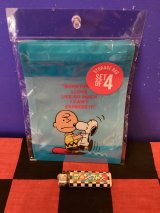 画像: スヌーピー　ストレージバッグ(ブルー　スヌーピー＆チャーリー)