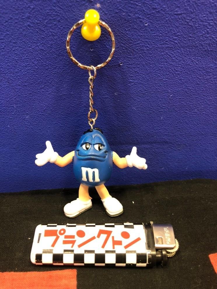 画像1: m&m's　フィギュアキーリング(ブルー)