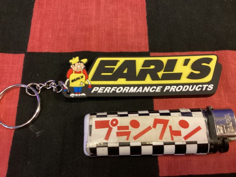 画像1: EARL'S　ラバーキーホルダー　（ロゴ）