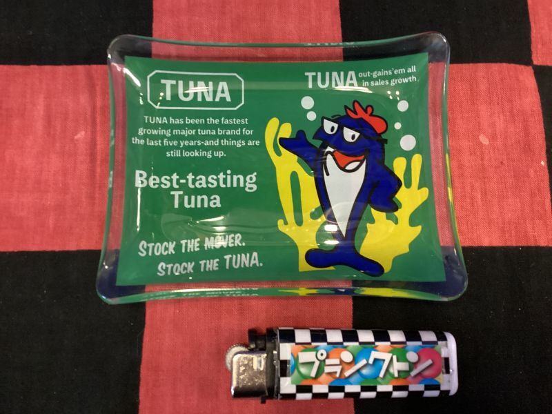 画像1: ヴィンテージアメリカンガラストレイ（TUNA）