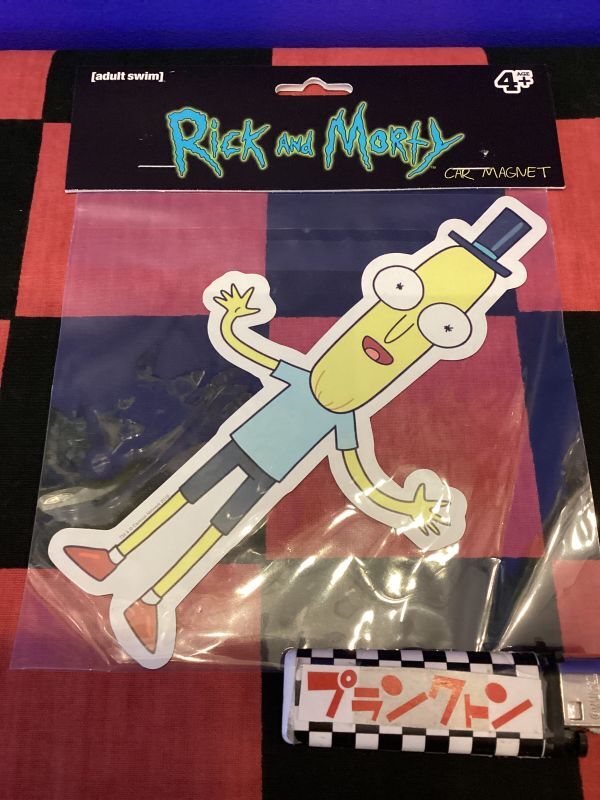 画像1: リックアンドモーティ Rick&Morty　カーマグネット（Mr.poopybutthole）