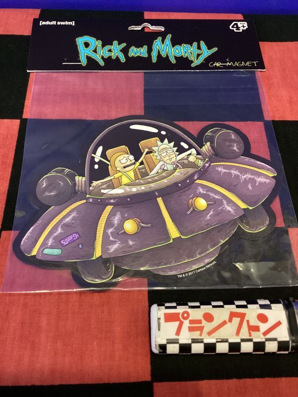 画像1: リックアンドモーティ Rick&Morty　カーマグネット（宇宙船）