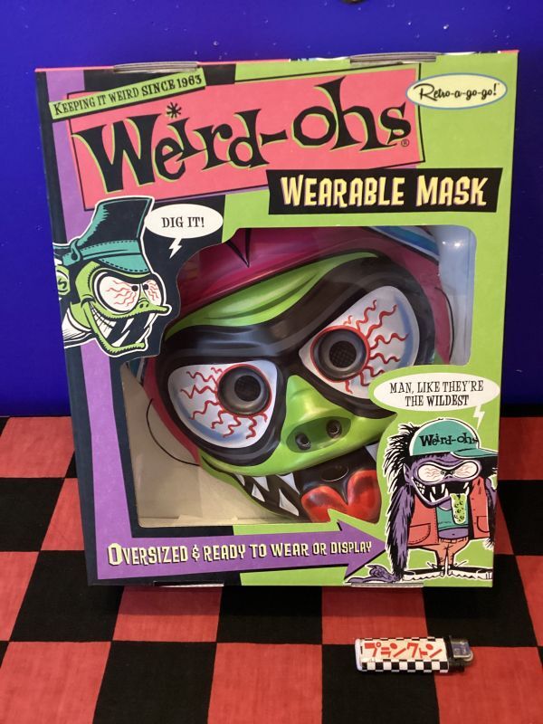 画像1: Weird-ohs(WEARABLE  MASK)  RD/ＧＲ