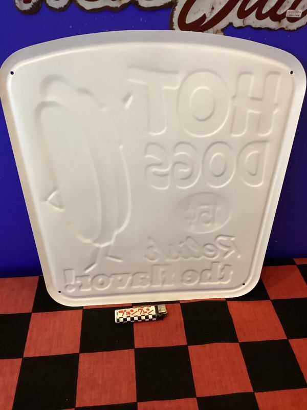 画像2: アンティークエンボスプレート（HOT DOGS　ホットドッグ ）