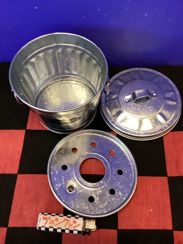 画像4: バケツ灰皿 L（OHAIZARA/シルバー）