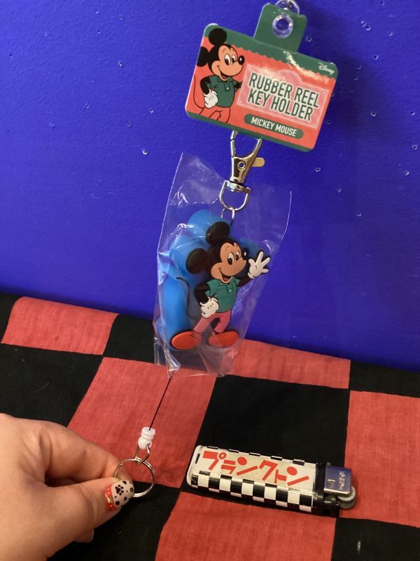 画像3: ディズニー　ラバーリールキーホルダー（ミッキーマウス）