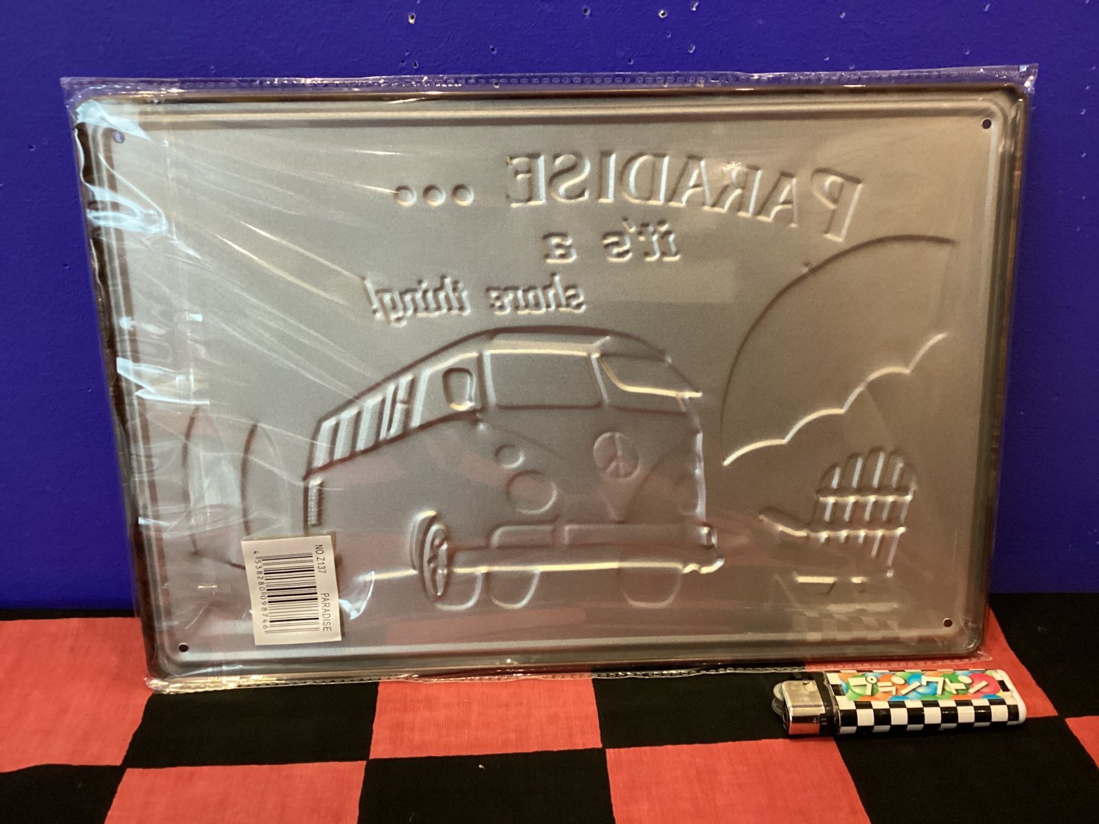 画像2: アンティーク風メタルプレート（PARADISE)