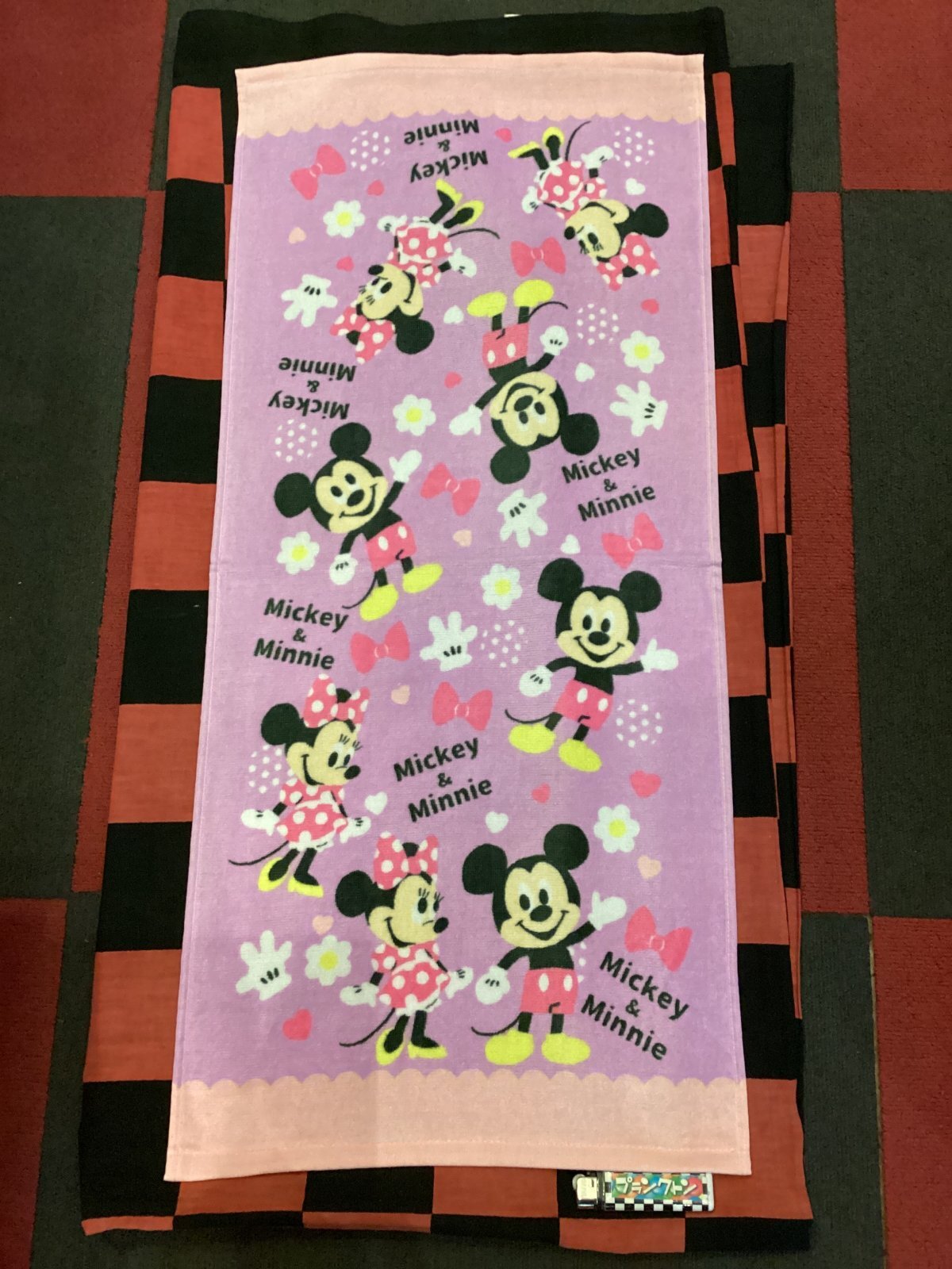 画像1: ディズニー　フェイスタオル（ミッキー＆ミニー）