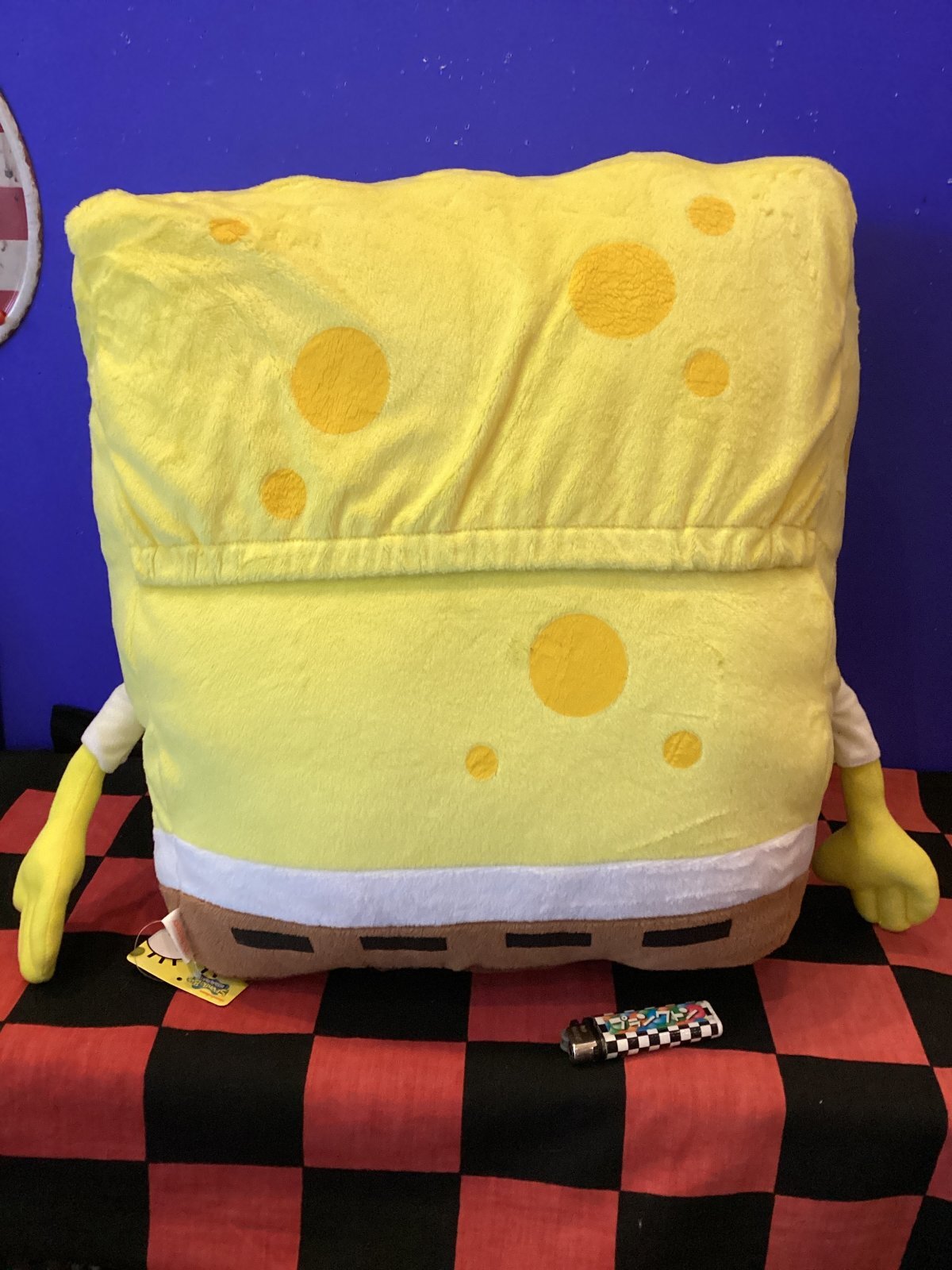 画像2: スポンジボブ　ダイカットクッション
