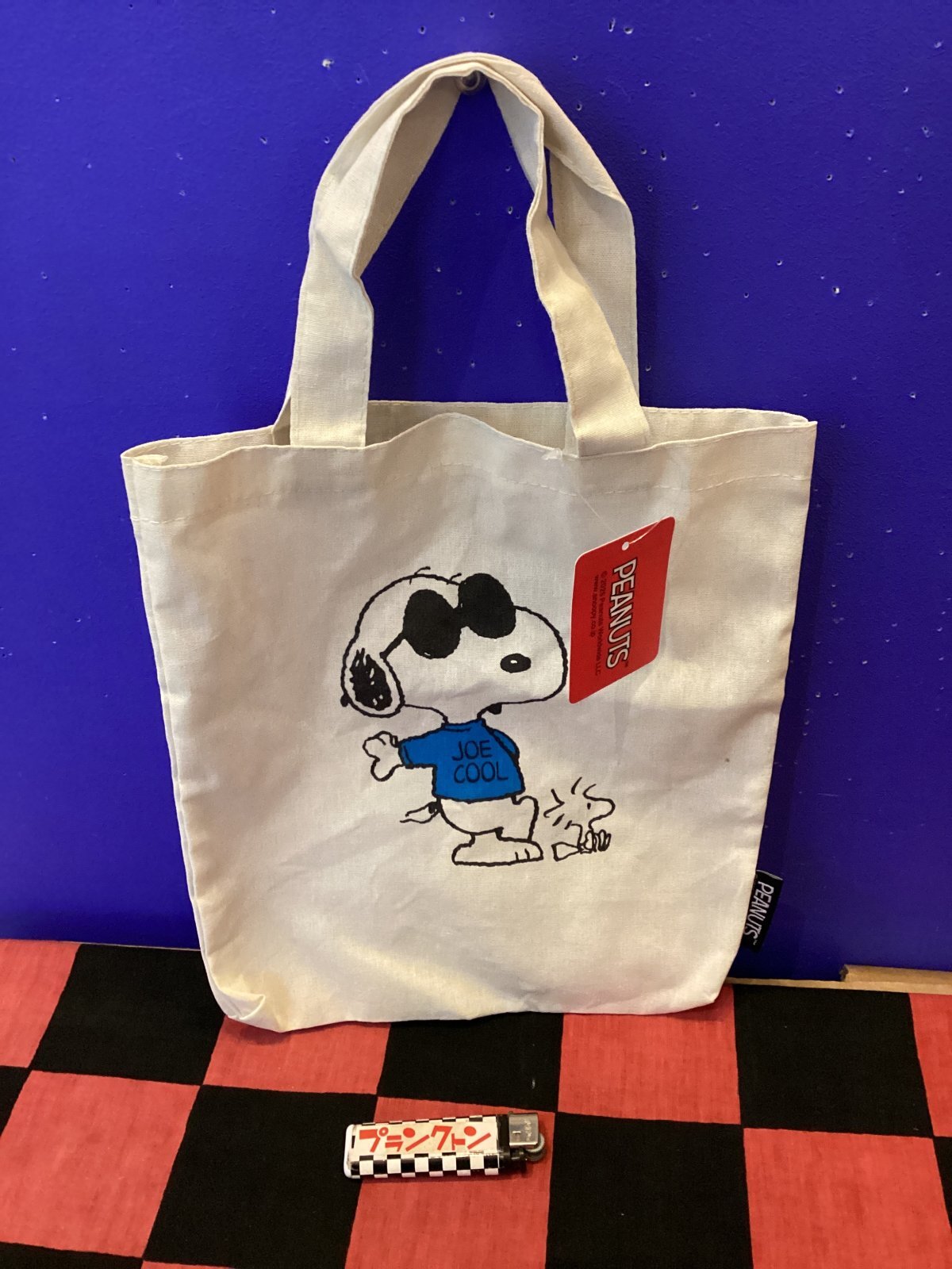 画像1: スヌーピー　ちょいエコトートバッグ（ジョークール）