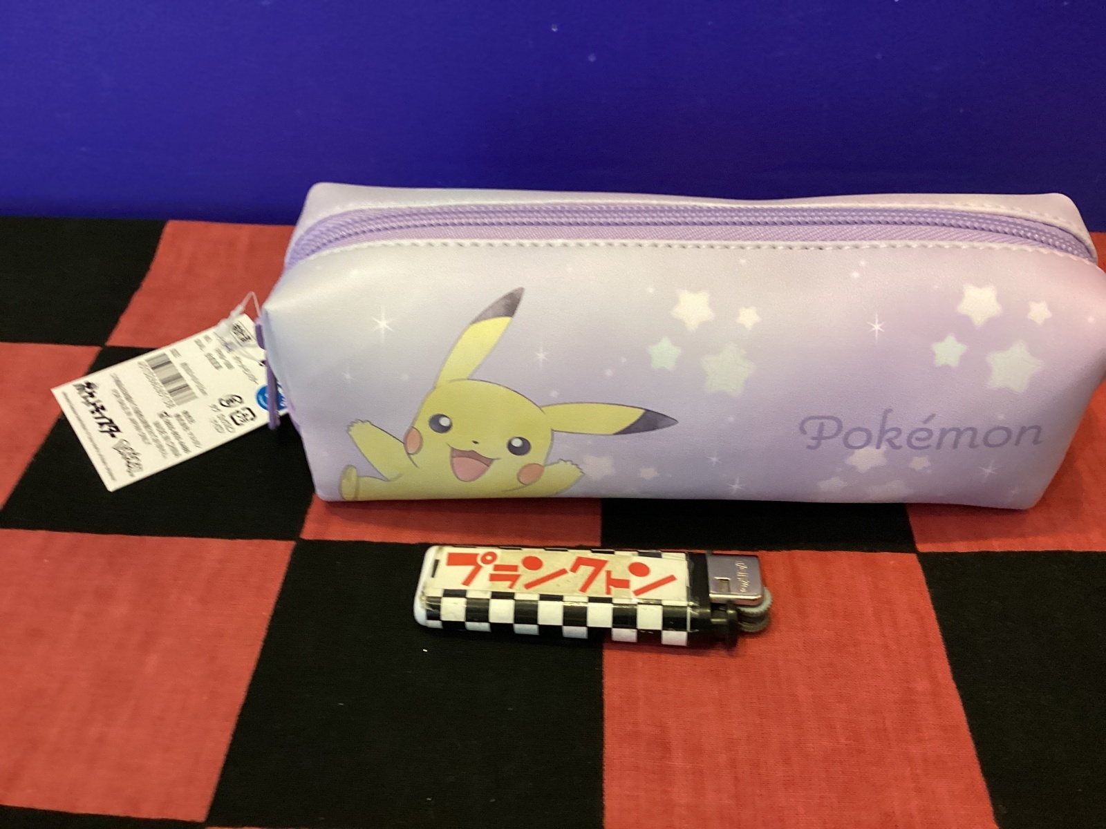 画像2: ポケットモンスター　スクエアペンポーチ　（ピカチュウ　パープル）