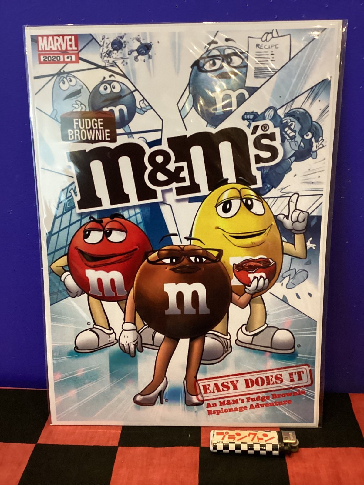画像1: m&m's　キャラクターポスター（EASY DOES IT）