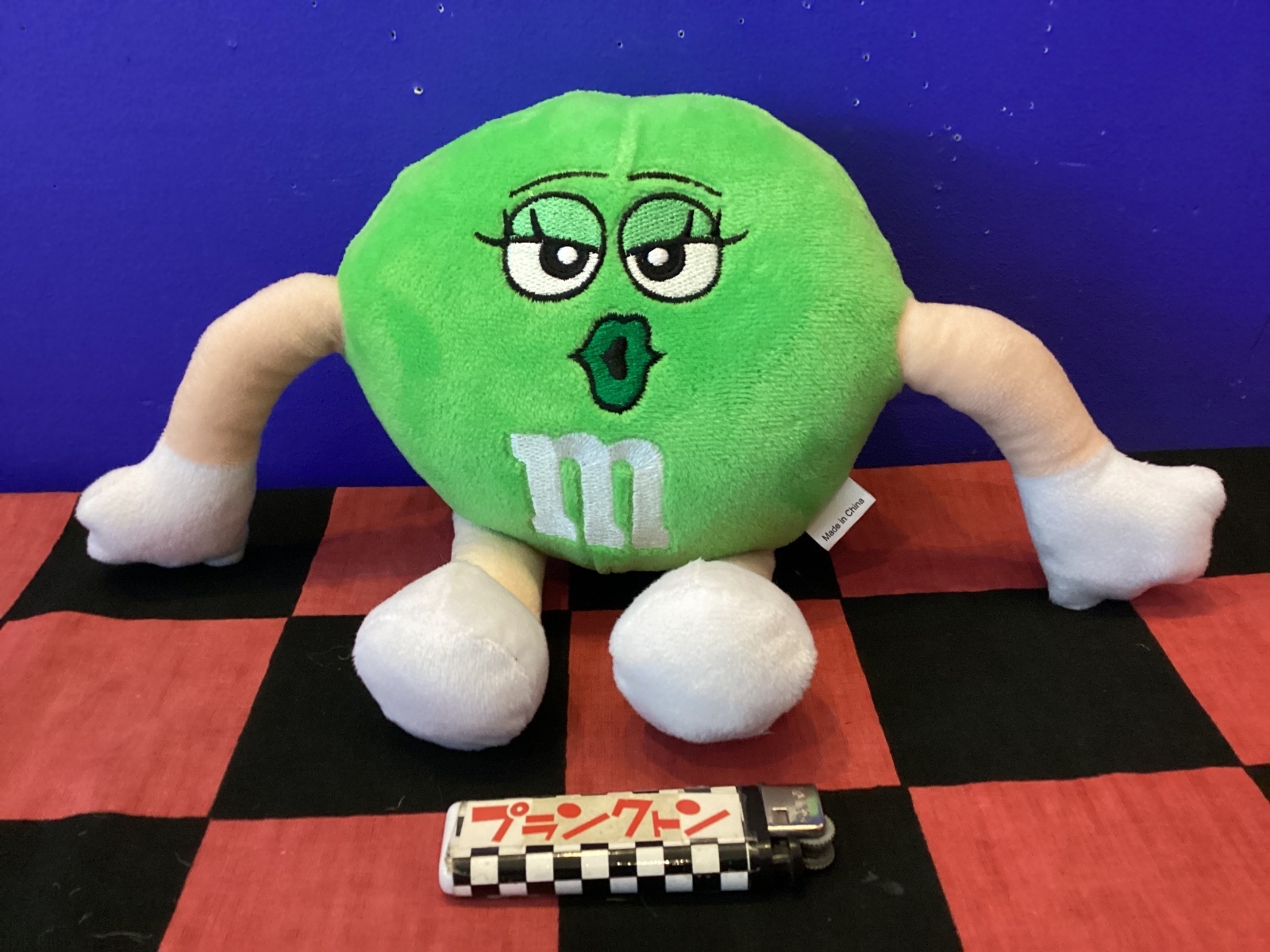 画像1: m&ms　プラッシュドール　ぬいぐるみ（グリーン）