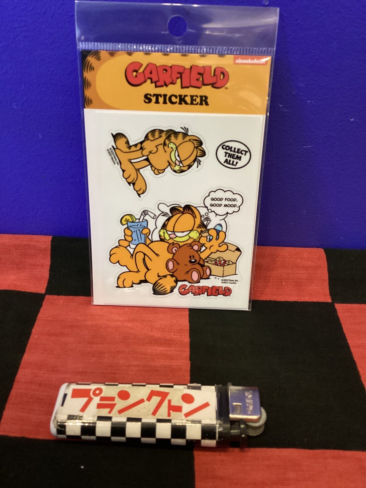 画像1: ガーフィールド　ステッカー(ブルージュース) 17-8