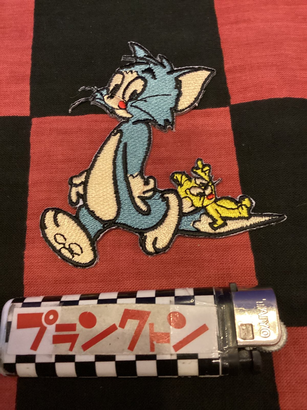 画像1: トムジェリ　 ワッペン（仲良し）