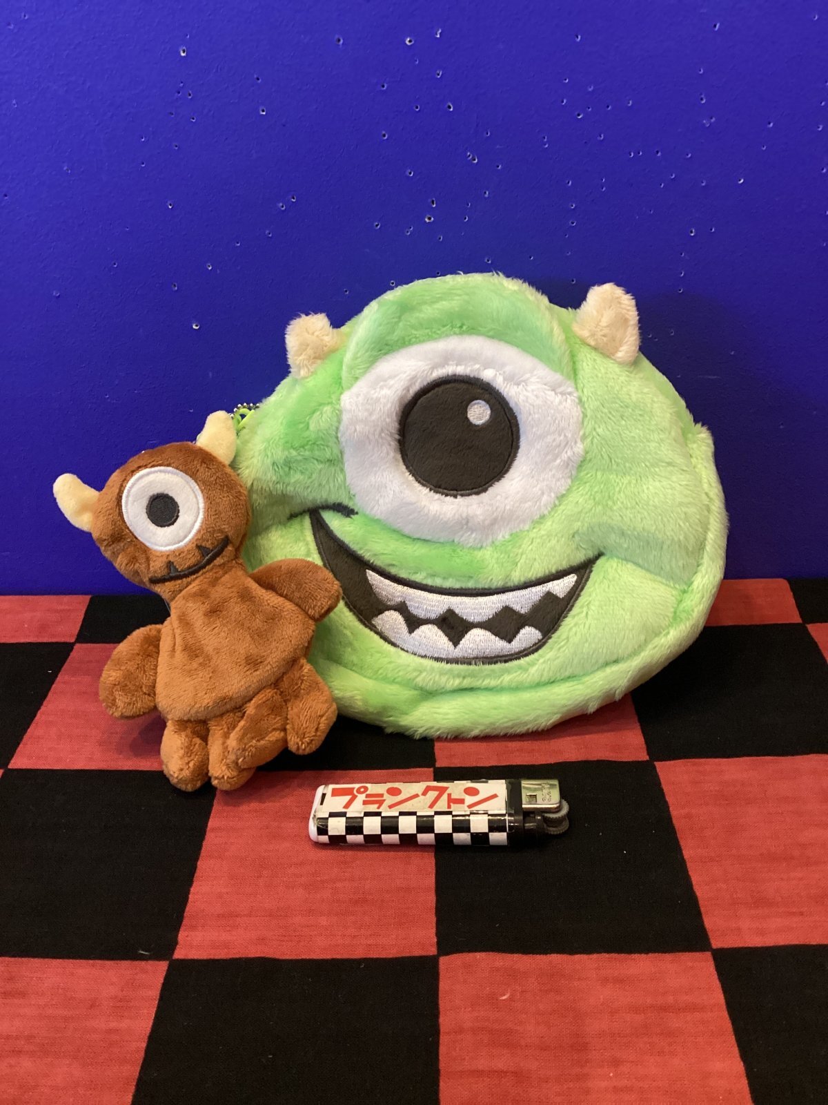 画像1: モンスターズインク　なかよしポーチセット（マイク&リトル・マイキー)