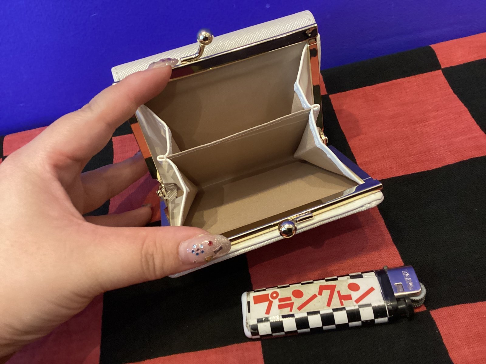 画像3: スヌーピー　クチガネミニサイフ　コンパクト財布　（ホワイト）