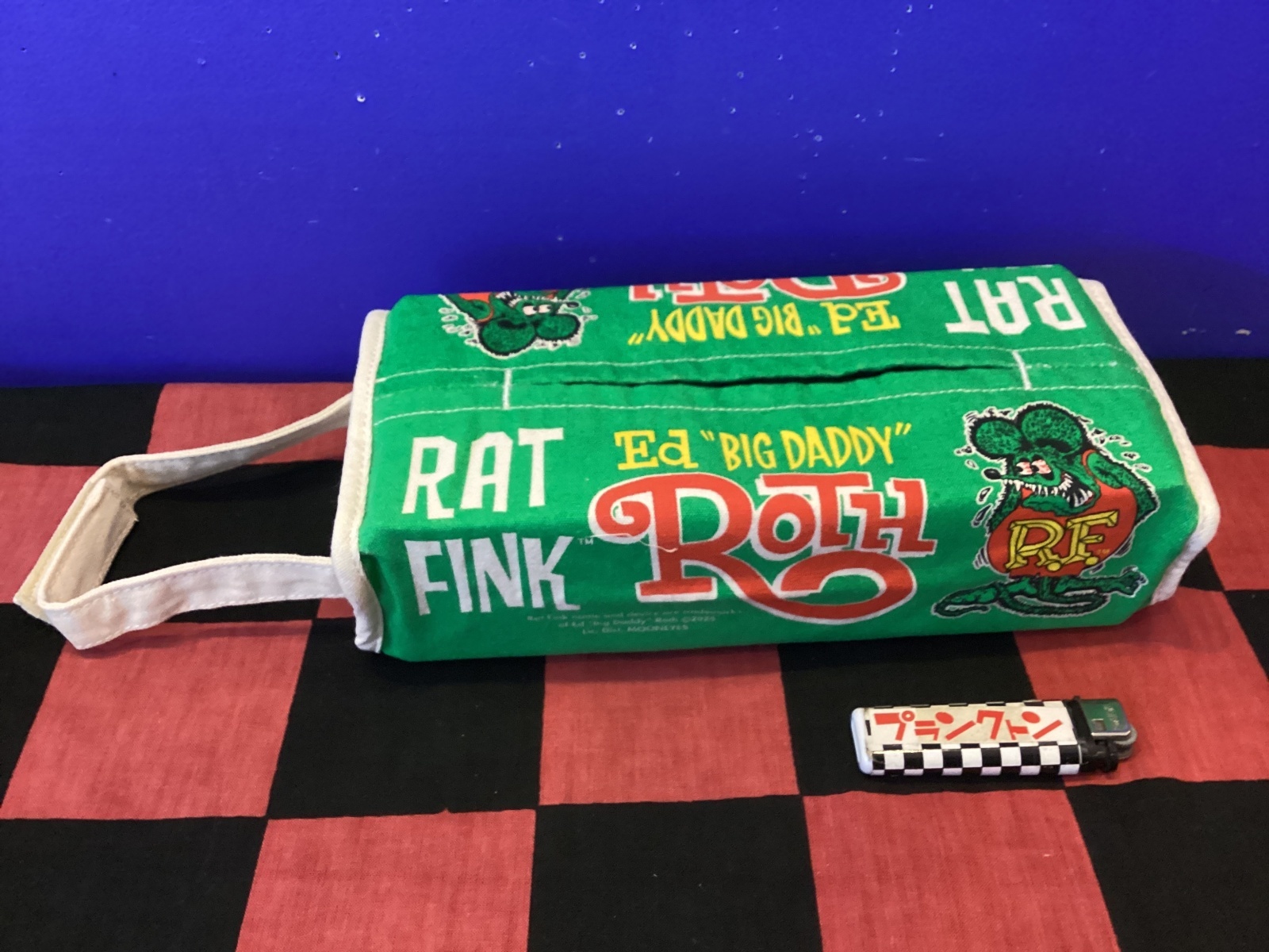 画像1: ラットフィンク　ティッシュケース（MAZOOMA!/グリーン）