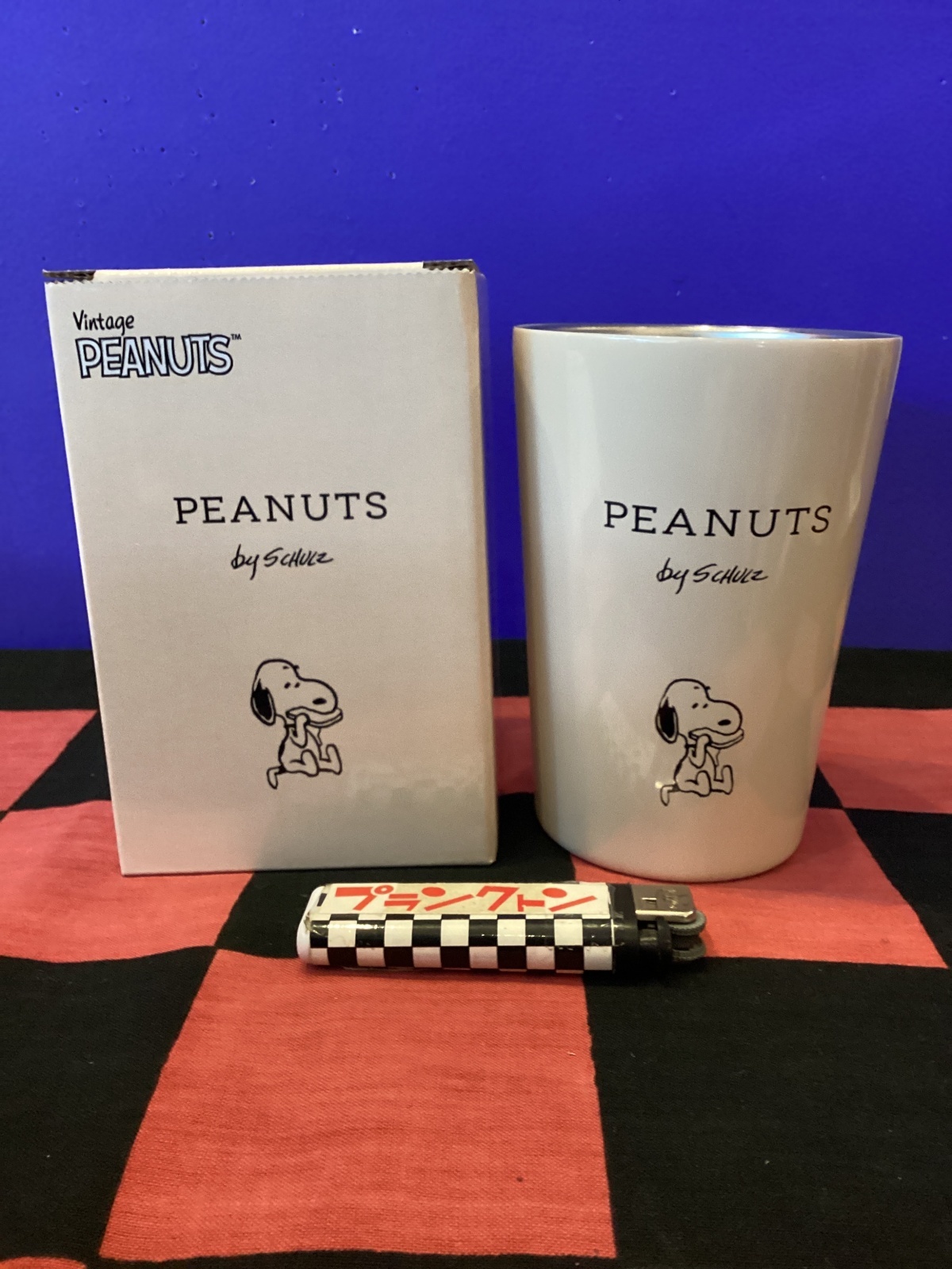 画像1: スヌーピー　ステンレスタンブラー（スヌーピー/ブレッド/アイボリー）