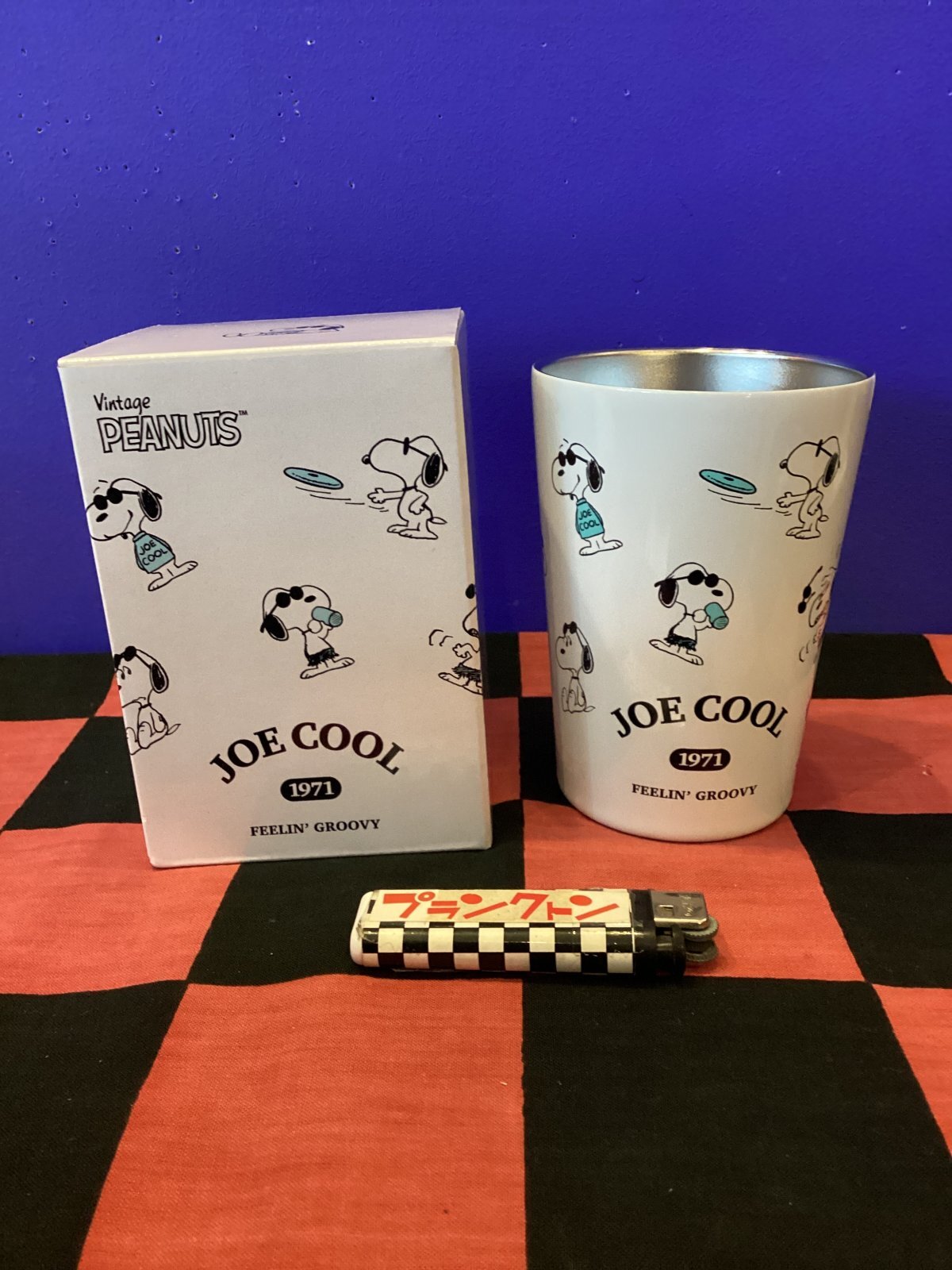 画像1: スヌーピー　ステンレスタンブラー（スヌーピー/パターン/ホワイト）