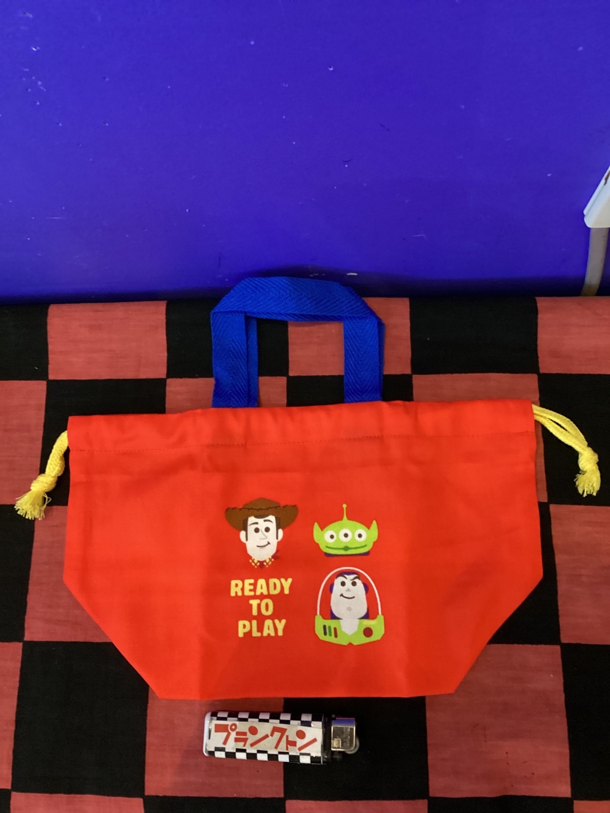 画像1: トイストーリー　ランチ巾着　ランチバッグ　　(READY TO PLAY)