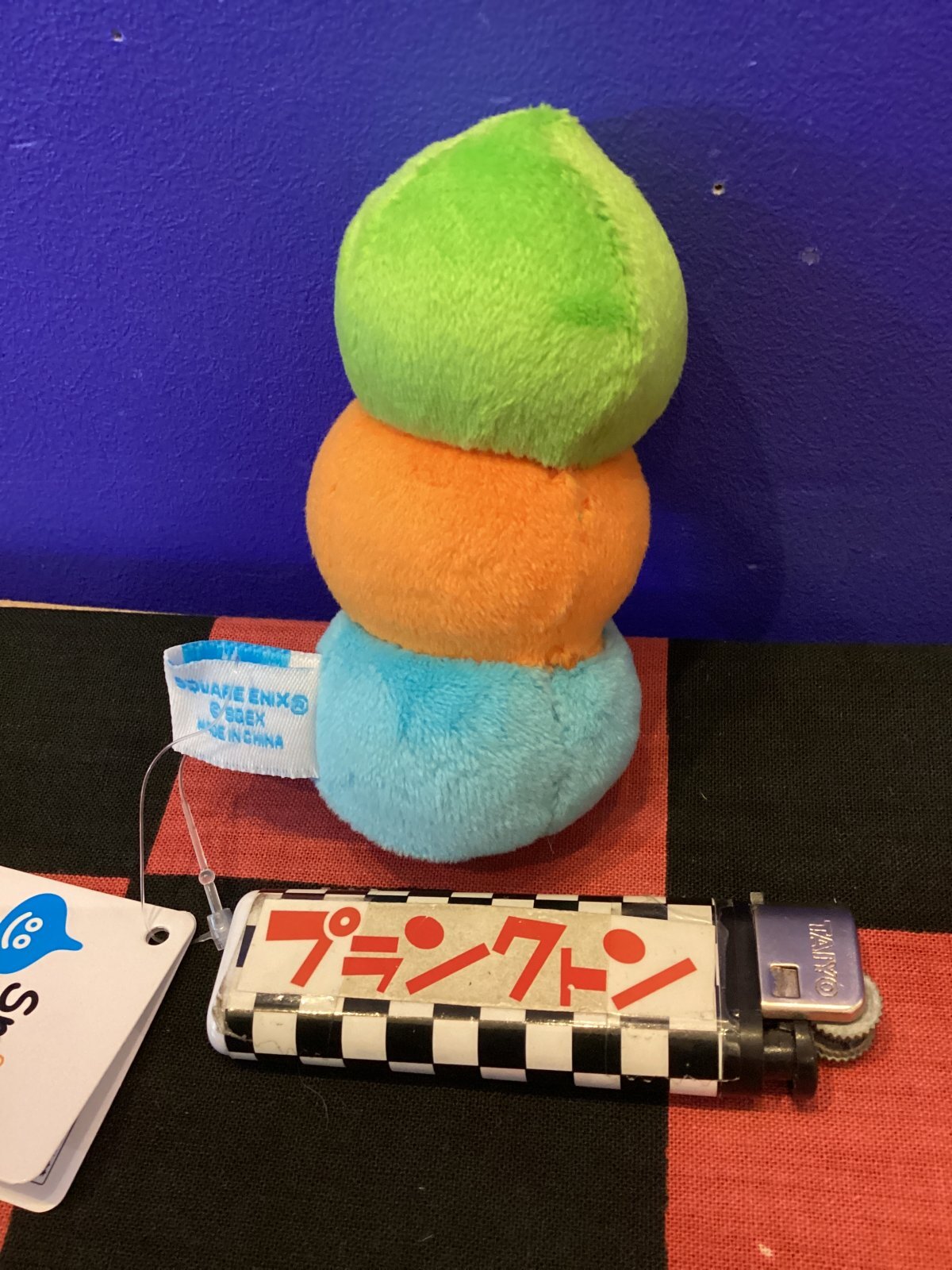 画像2: ドラゴンクエスト　スマイルスライムぎゅっとにぎろう！　ミニぬいぐるみ（スライムタワー）