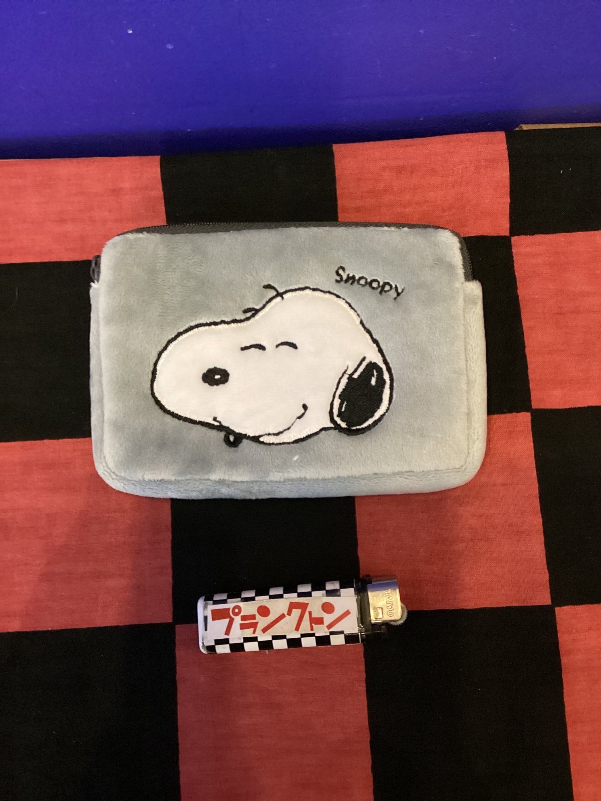 画像1: スヌーピー　ミニティッシュポーチ付きパスケース(スヌーピー)