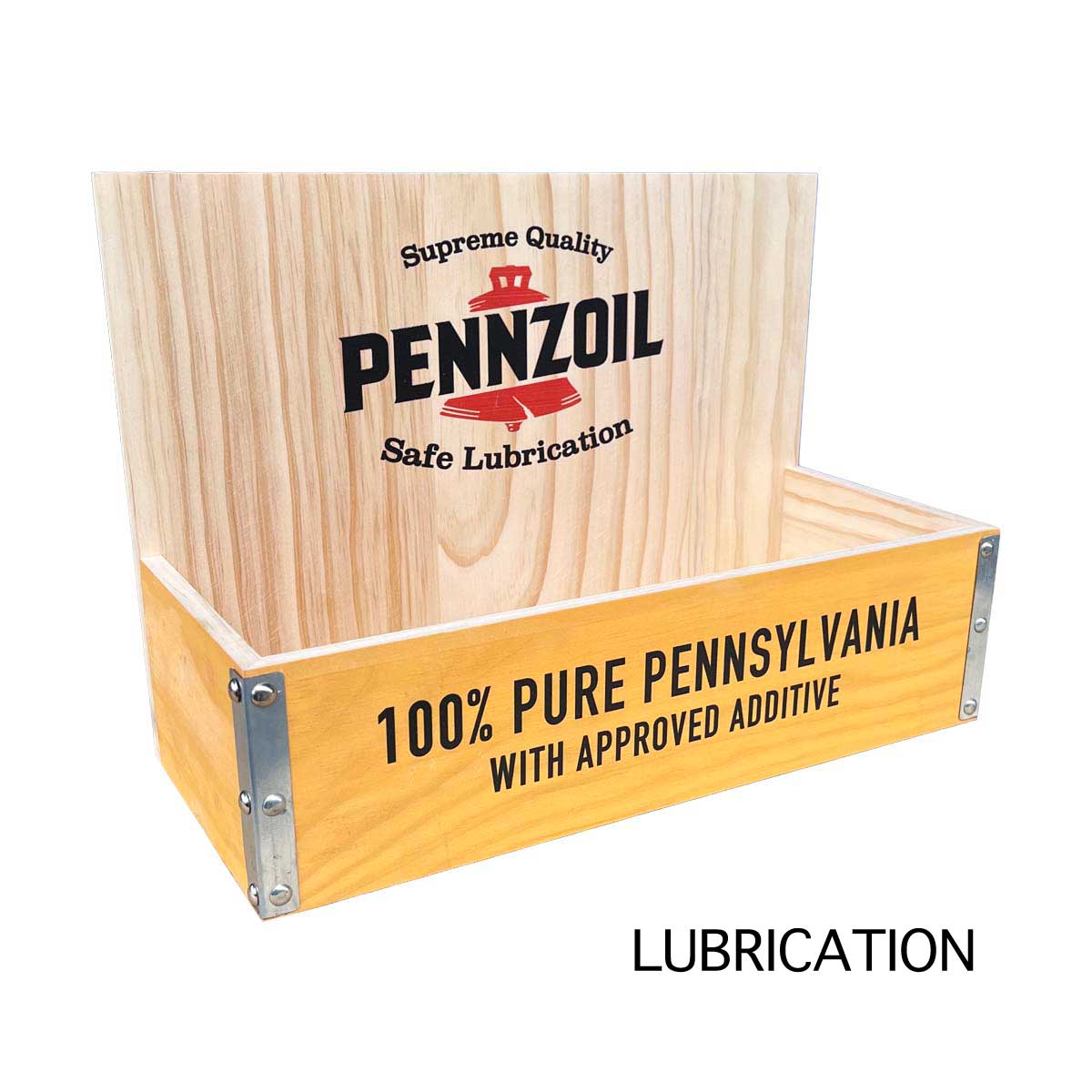 画像1: ウッドシェルフ　（PENNZOIL/LUBRICATION)
