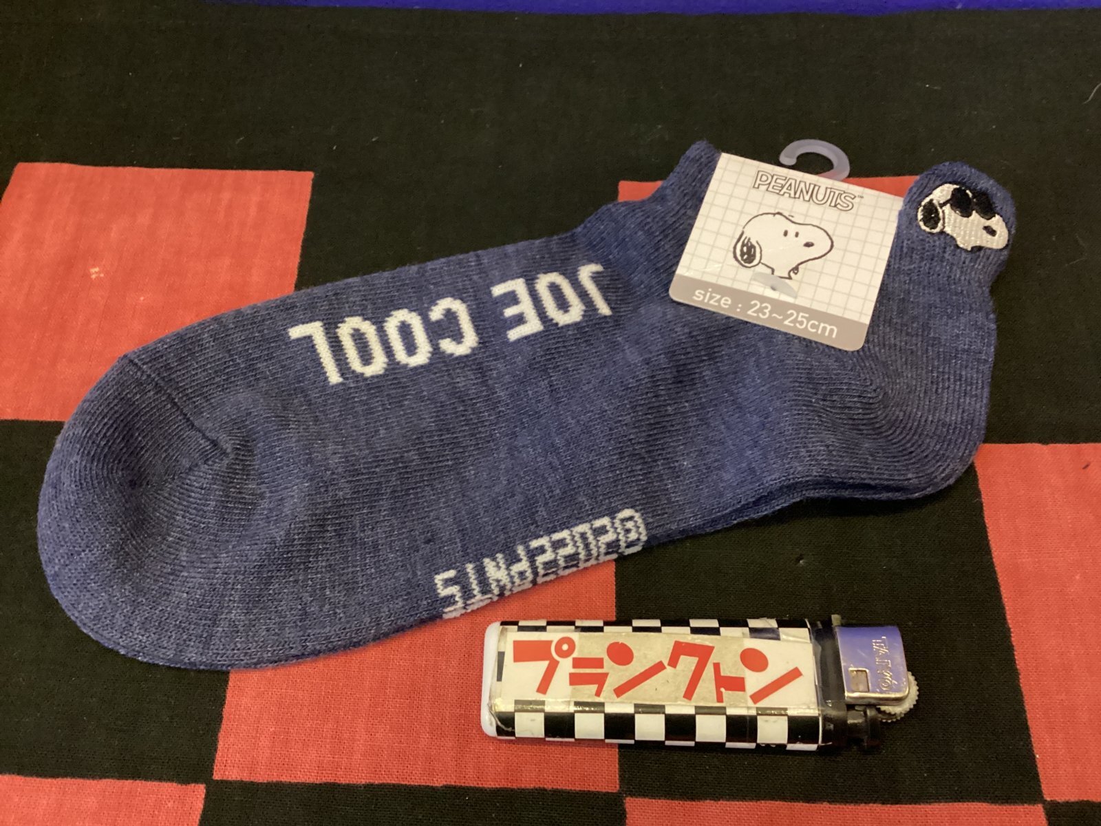 画像1: スヌーピー　バックポイント　レディース靴下（ジョークール/ネイビー）　71
