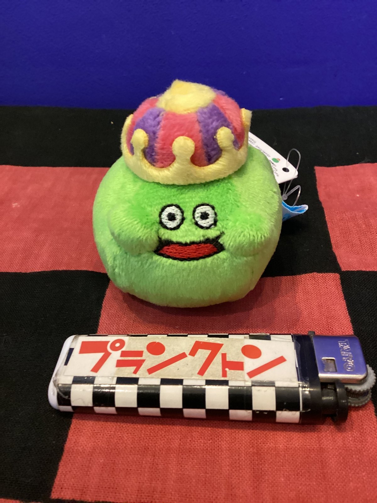 画像1: ドラゴンクエスト　スマイルスライムぎゅっとにぎろう！　ミニぬいぐるみ（スライムベホマズン）