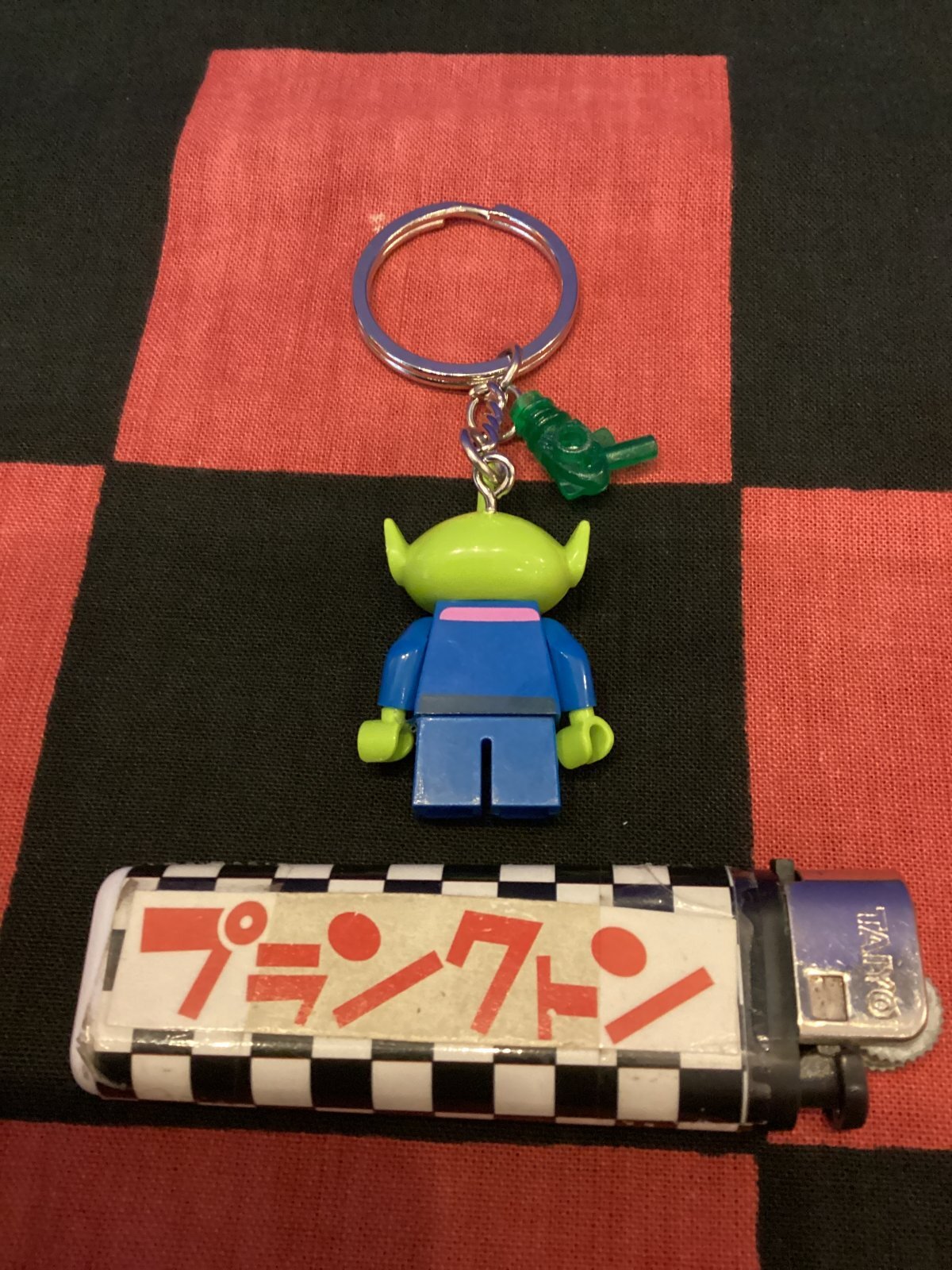 画像2: LEGO風ブロック　キャラクターキーホルダー(トイストーリー/エイリアン)