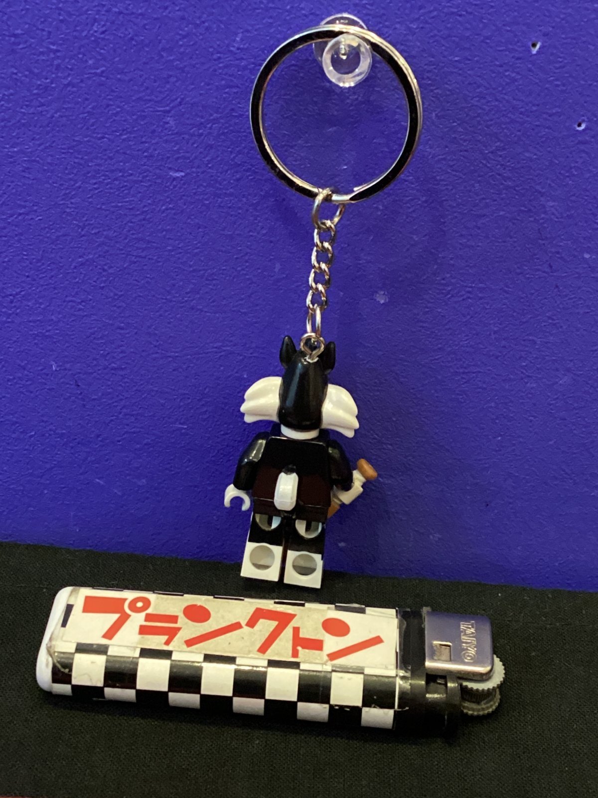 画像2: LEGO風ブロック　キャラクターキーホルダー(ルーニーテューンズ/シルベスター)