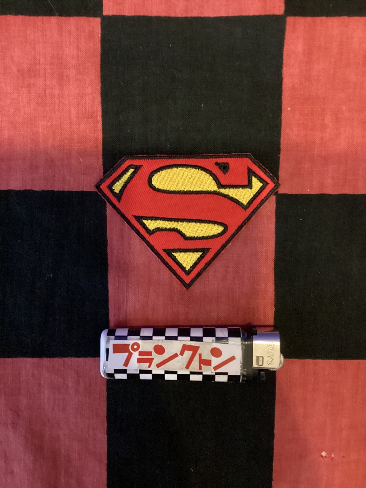 画像1: マーベル 　 ワッペン（スーパーマン/ロゴ)