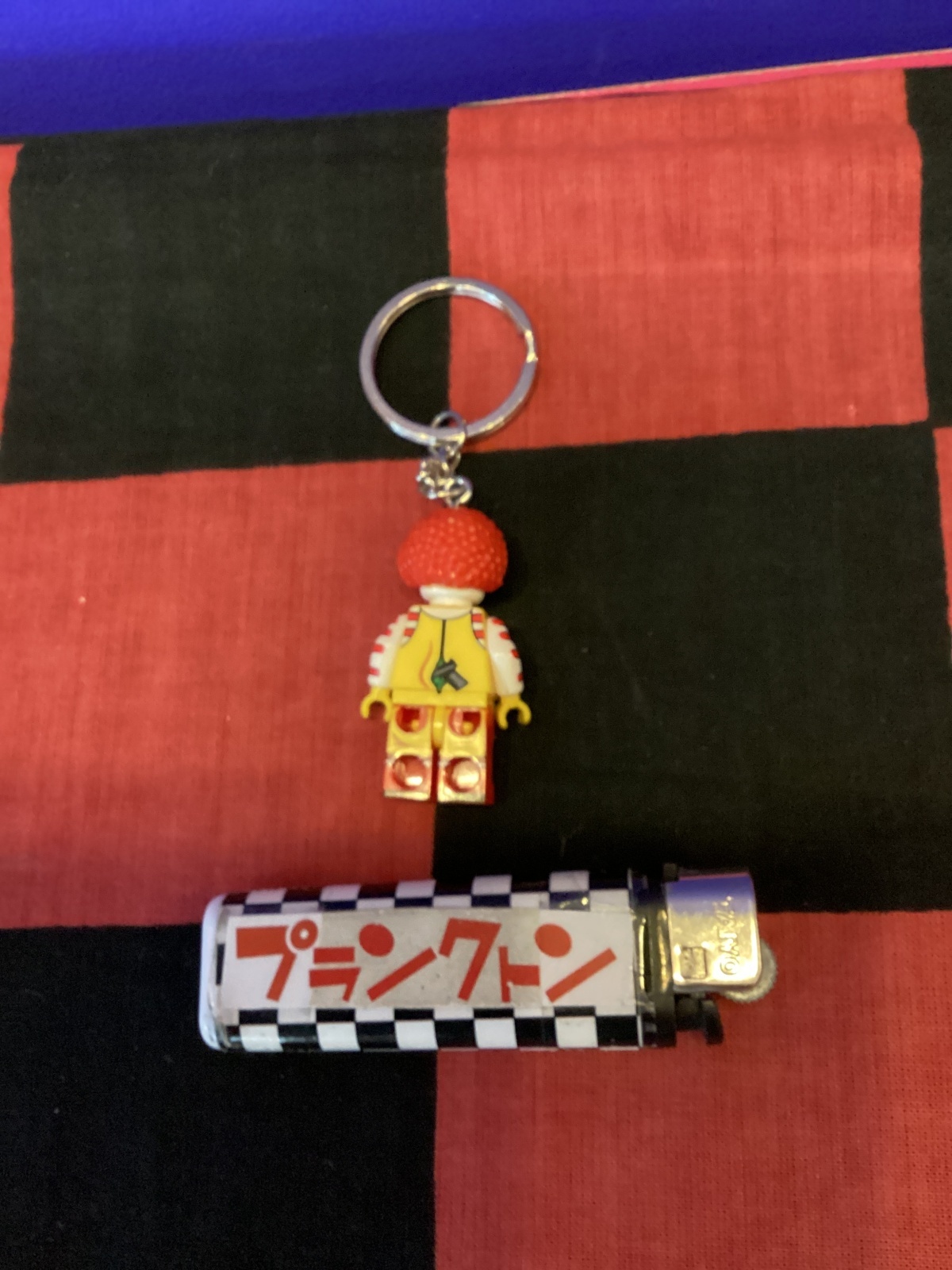 画像2: LEGO風ブロック　キャラクターキーホルダー(マクドナルド　ドナルド)