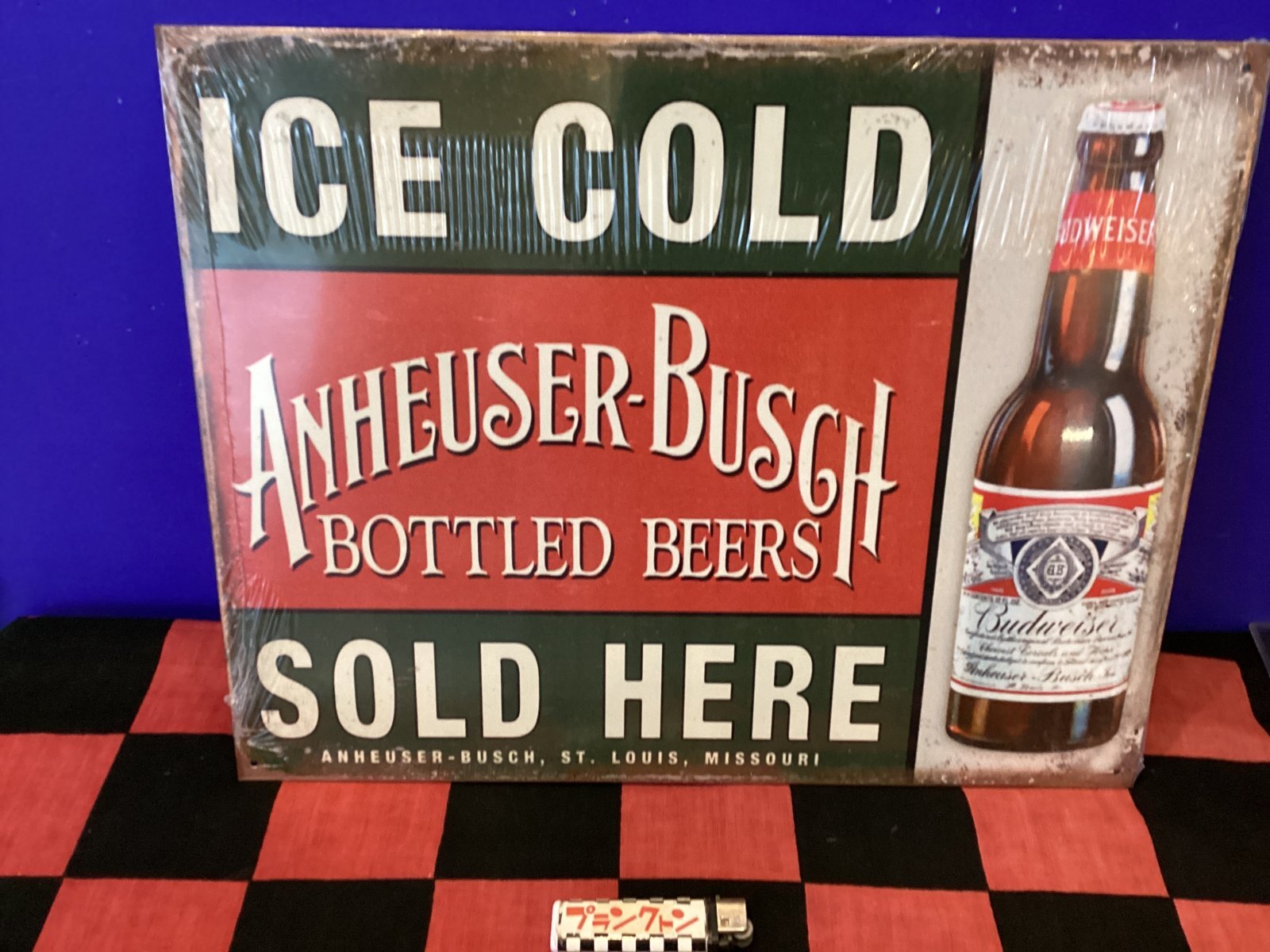 画像1: アンティークプレート（バドワイザー　オールド）