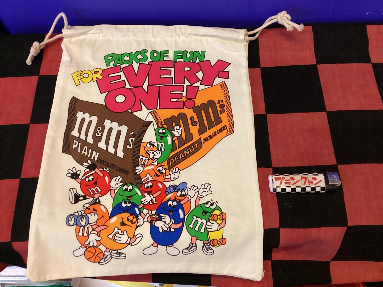 画像1: m&m's　特大巾着