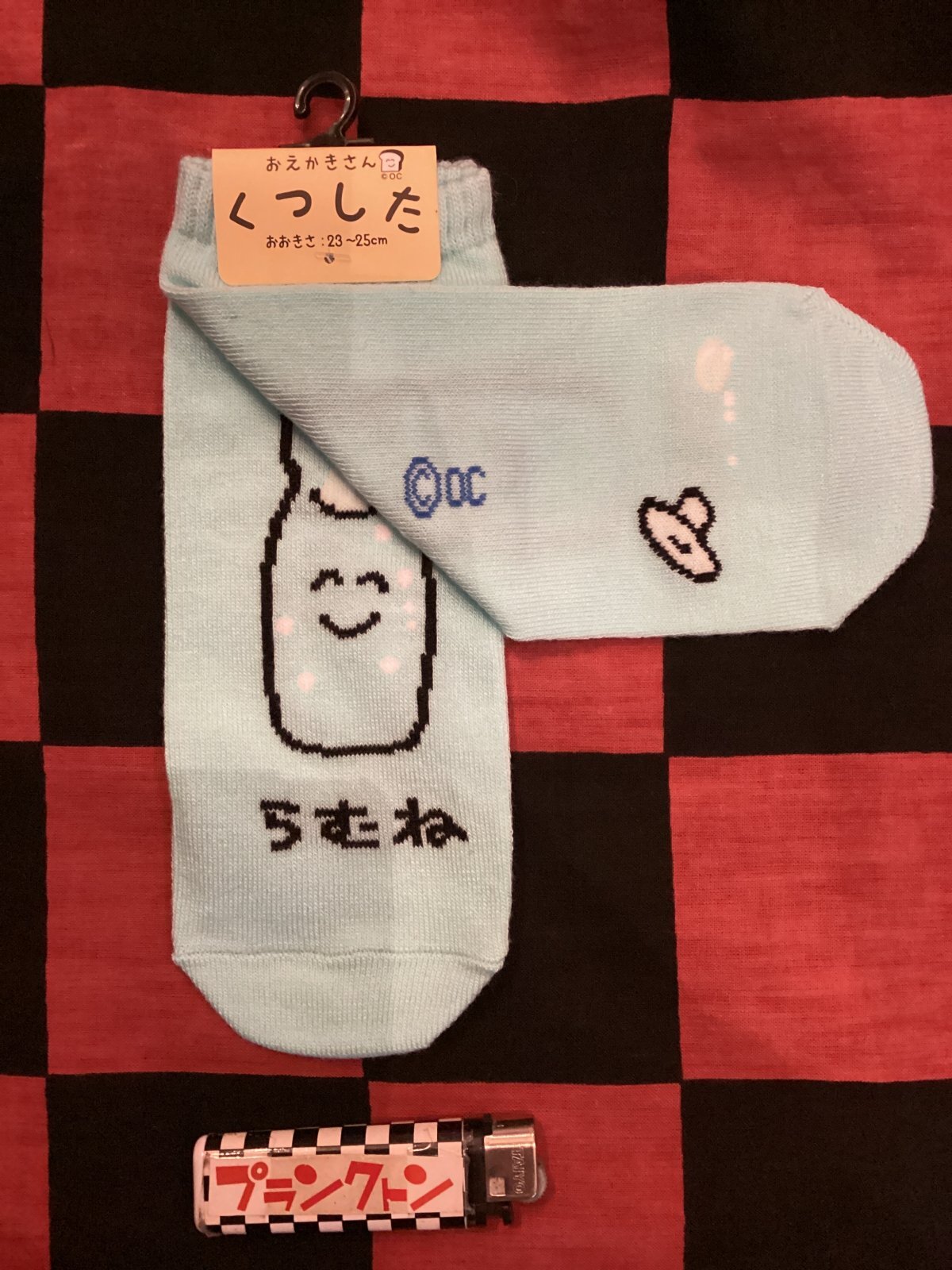 画像2: おえかきさんシリーズ　レディース靴下（らむねさん) 