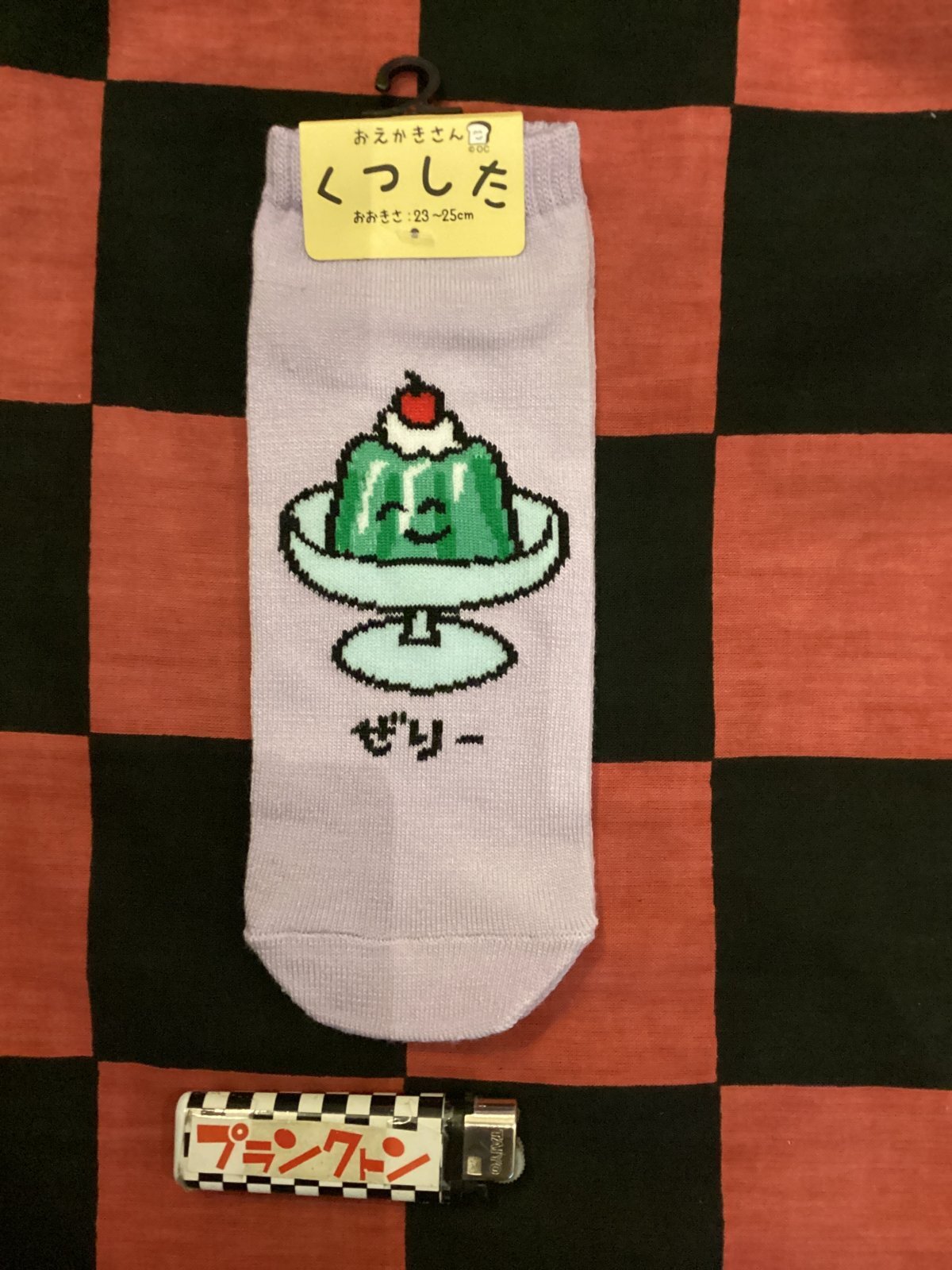 画像1: おえかきさんシリーズ　レディース靴下（ぜりーさん) 