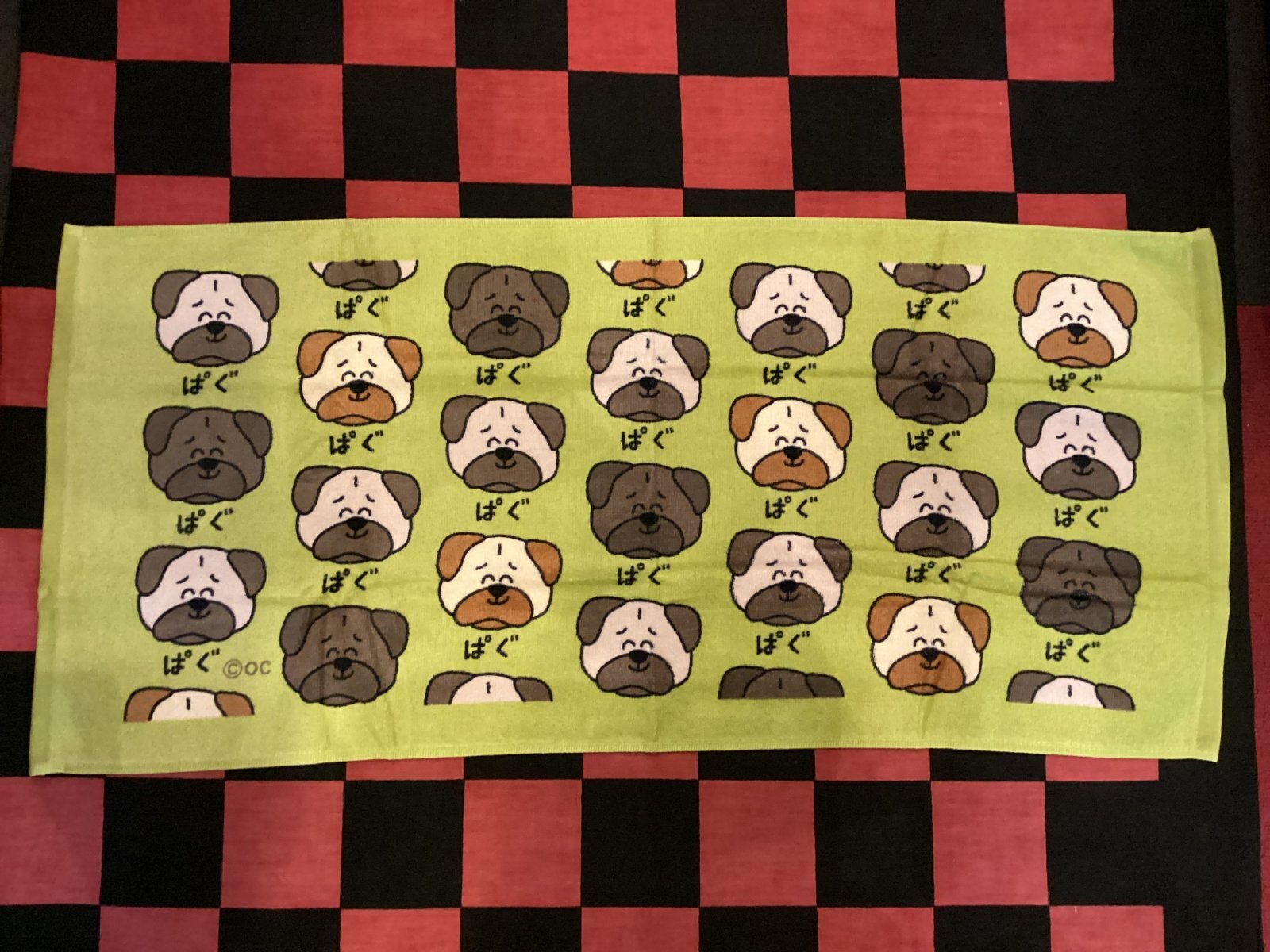 画像1: フェイスタオル（おえかきさん/ぱぐさん）