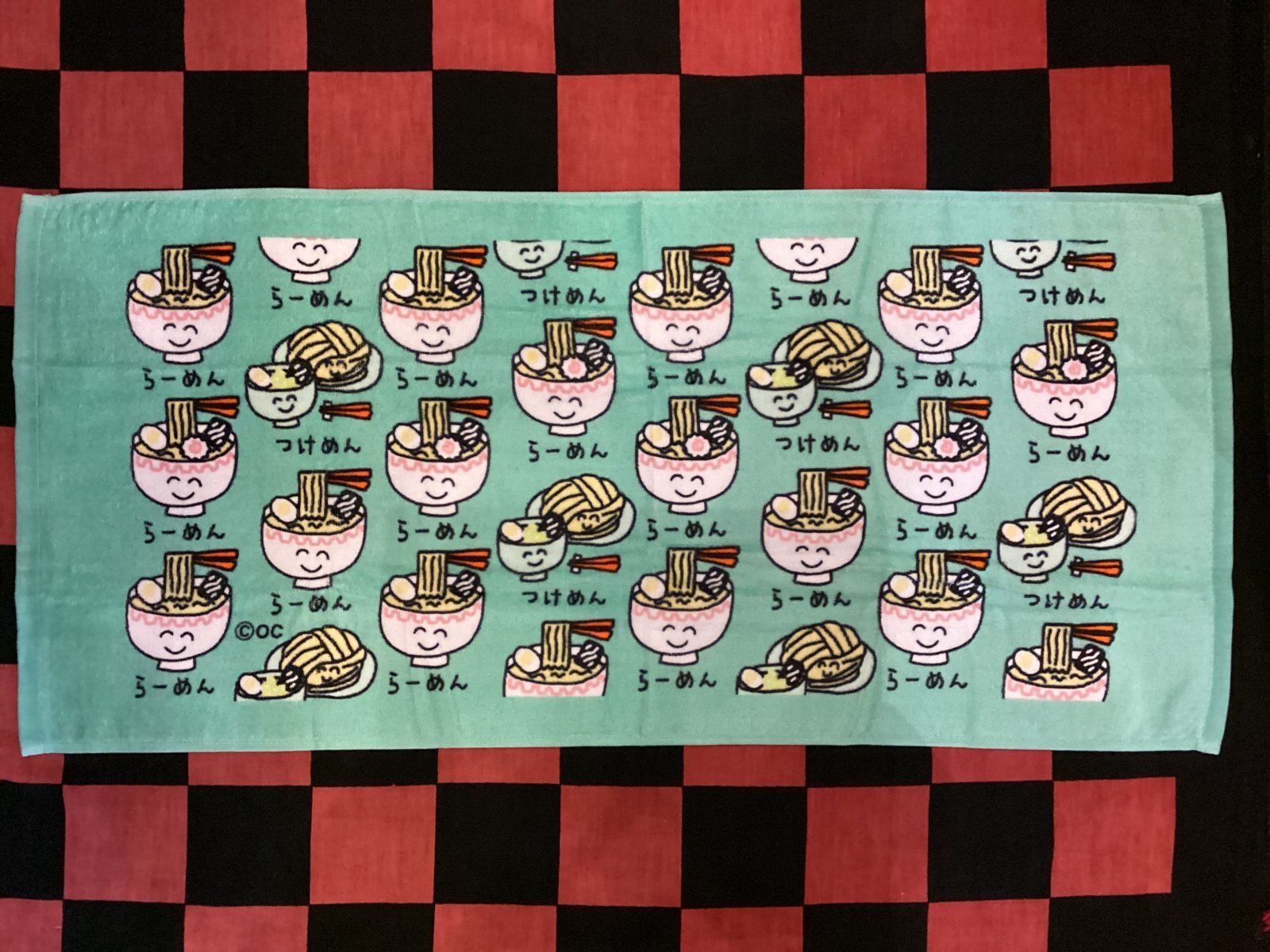 画像1: フェイスタオル（おえかきさん/らーめんさん）