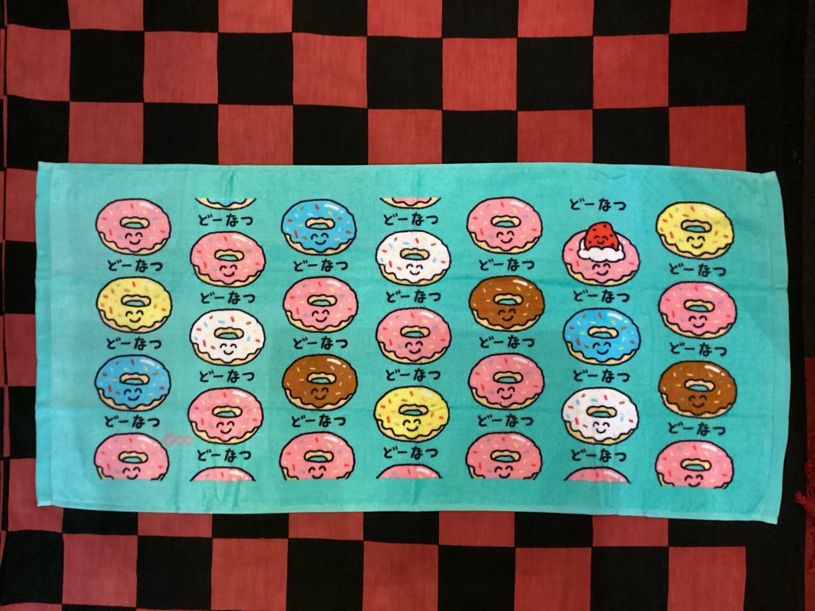 画像1: フェイスタオル（おえかきさん/どーなつさん）