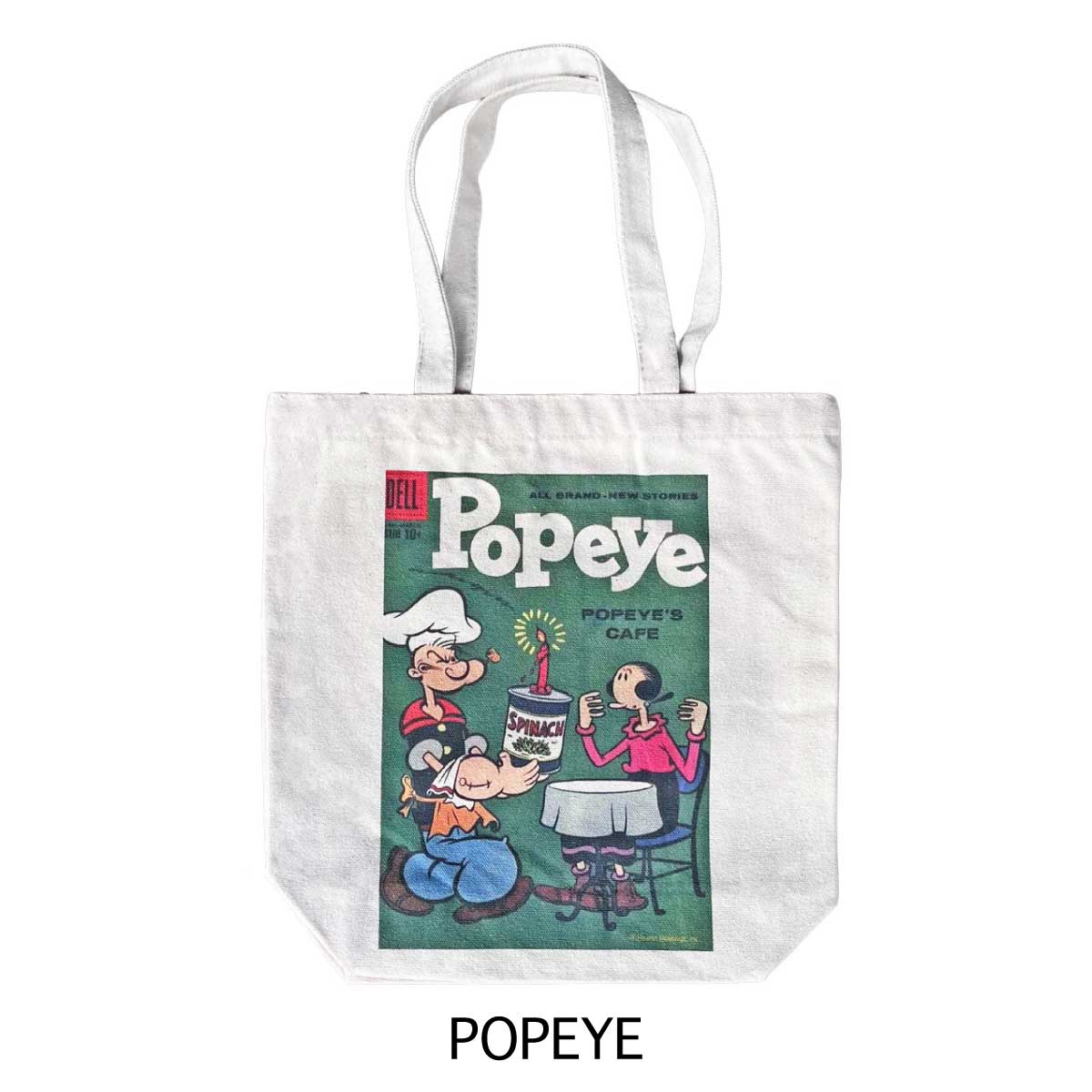 画像1: アメリカン コミックトートバッグ (POPEYE/ポパイ)