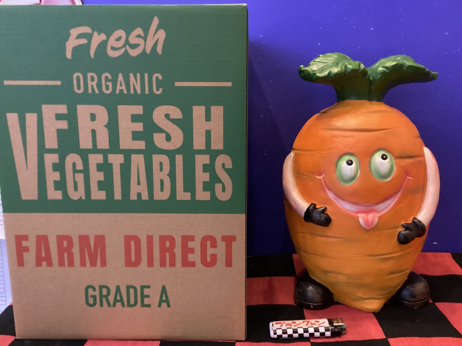 画像1: ベジタブルレジンスタチュー(キャロット/にんじん)