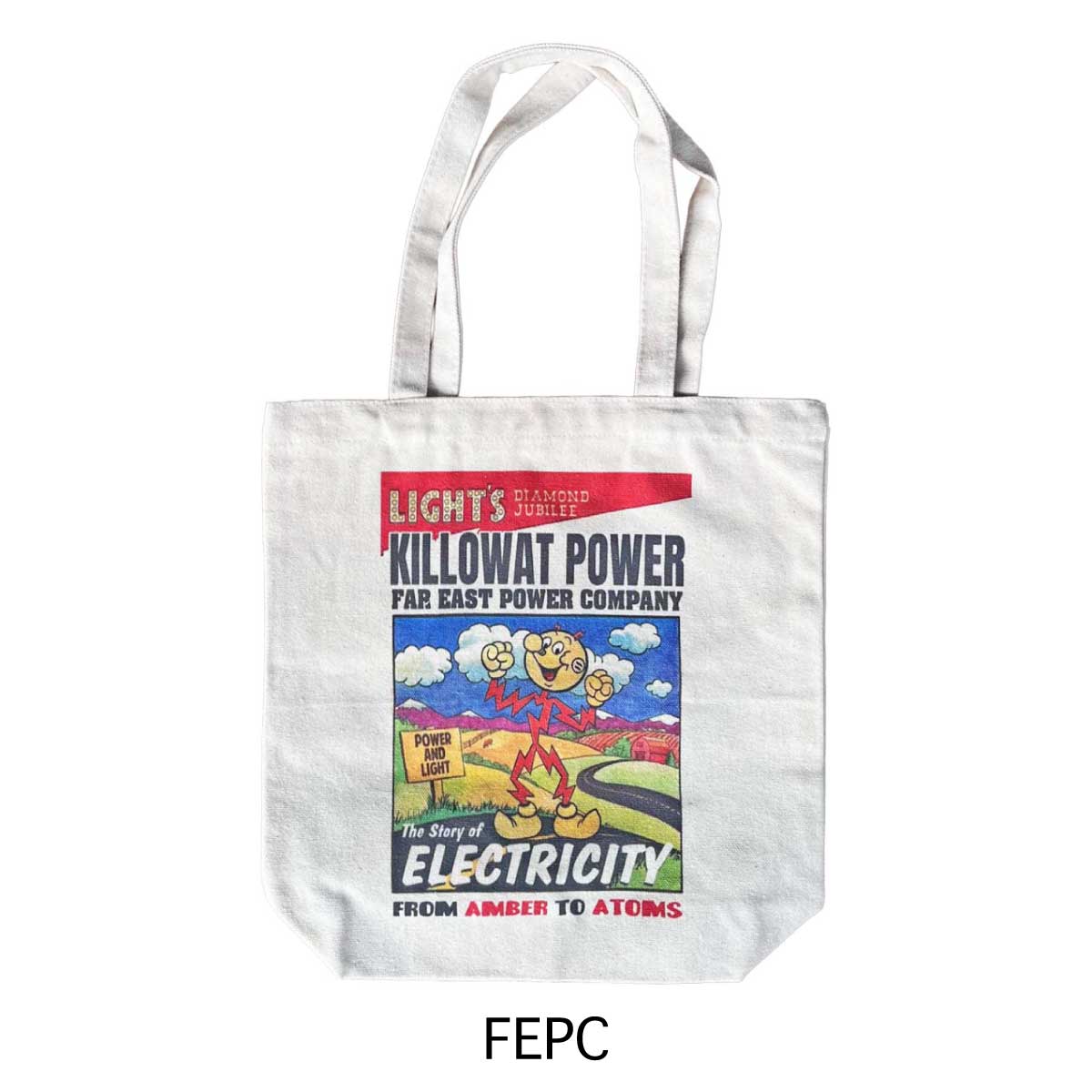 画像1: アメリカン コミックトートバッグ (レディキロワット)