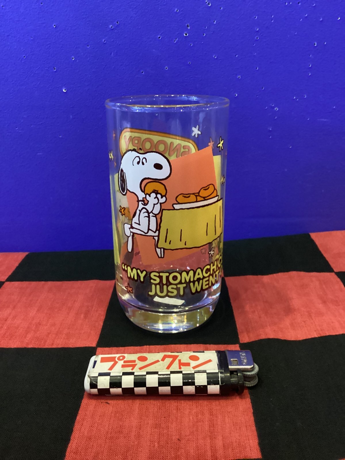 画像1: スヌーピー　ビンテージ風　グラス（イート　OR）